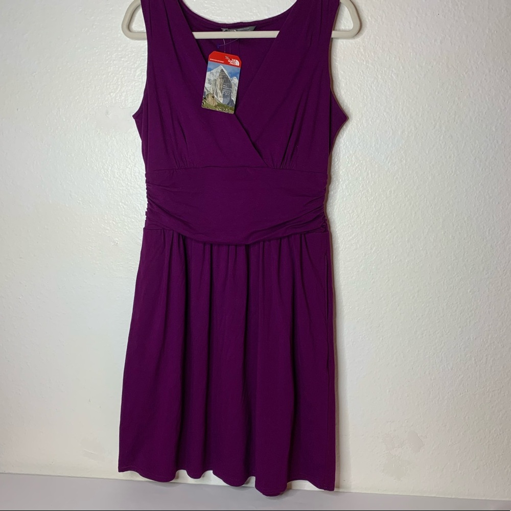 NWT ROYAL PURPLE THE NORTH FACE DRESS W/ POCKETS L